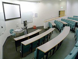 Sample layout of Management School Lecture Theatre 6